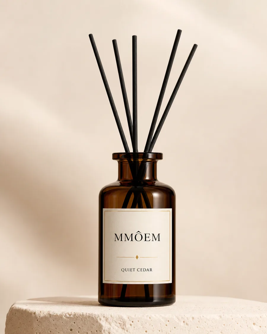MMOEM Quiet Cedar reed diffuser
